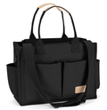 Mixed Sizes & Colors Surplus 1396Pcs Multi-Pocket Canvas Tote Bag, Detachable Shoulder Strap Daily Work Handbag Wholesale Liquidation