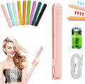 Overstock Bargain 601 Mini 2 In 1 Hair Straightener Curler, Portable Dual Use Flat Iron With Storage Case Wholesale