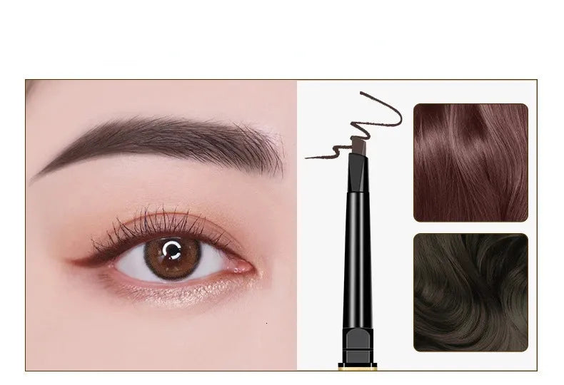 Clearance MYONLY Ultra Slim 0.5mm Triangle Eyebrow Pencil, Long Lasting Waterproof Brow Pen, Mixed Colors Random Shipment for Beginners