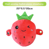 Clearance Fruit Sensing Rhythm Piano Plush Toy, 980Pcs Wholesale Mixed Styles Touch Sensitive Musical Doll
