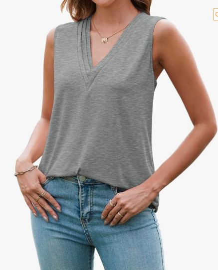 Random Style Color Size Bulk Discount 3228 Pcs Women V Neck Knit Tank Tops, Mixed Basic Tees & Soft Knitwear Clearance
