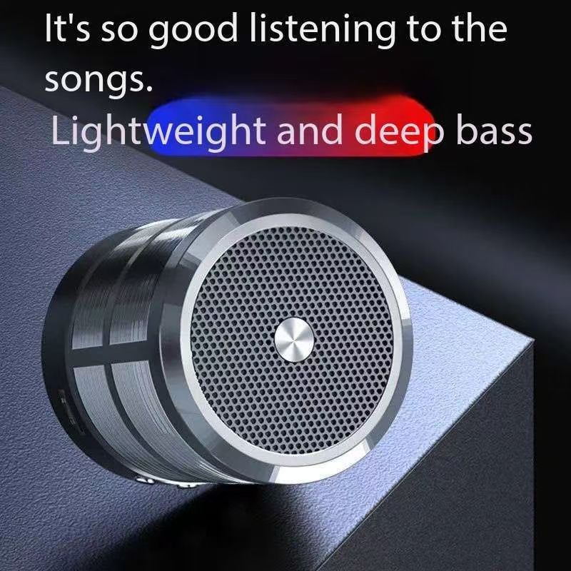 Small Overstock Batch 882 Metal Texture Wireless Bluetooth Audio Player, Compact Pocket Speaker Support TF Card & FM Radio Liquidation Offer