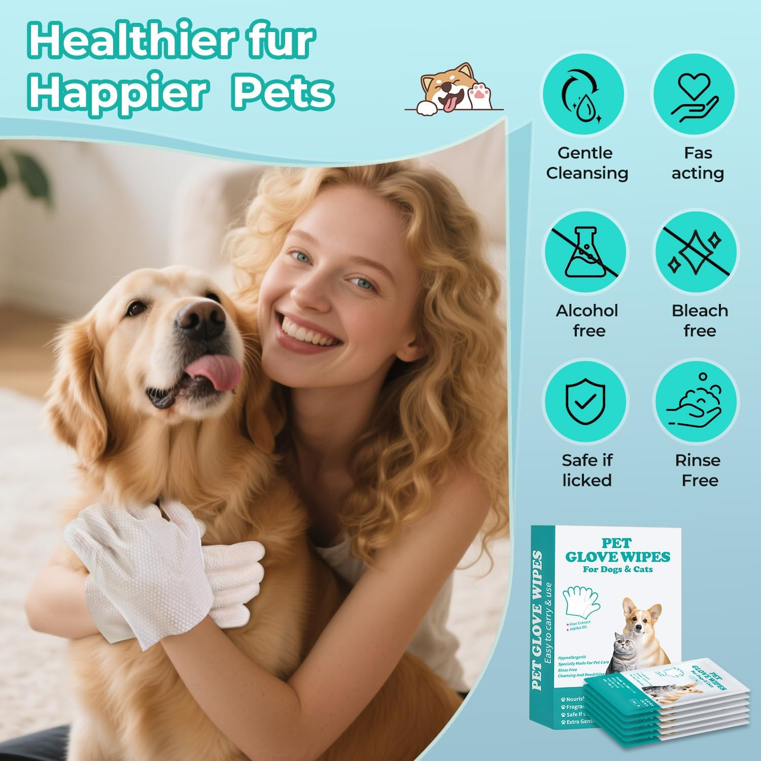 2800+ Packs Pet Wipes Bulk Clearance | Multipurpose Grooming Wipes for Dogs & Cats