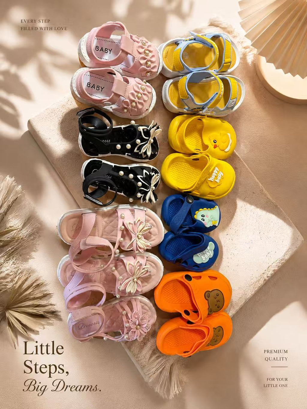 Kids Summer Sandals & Cartoon Clogs Collection | Premium Baby & Toddler Shoes