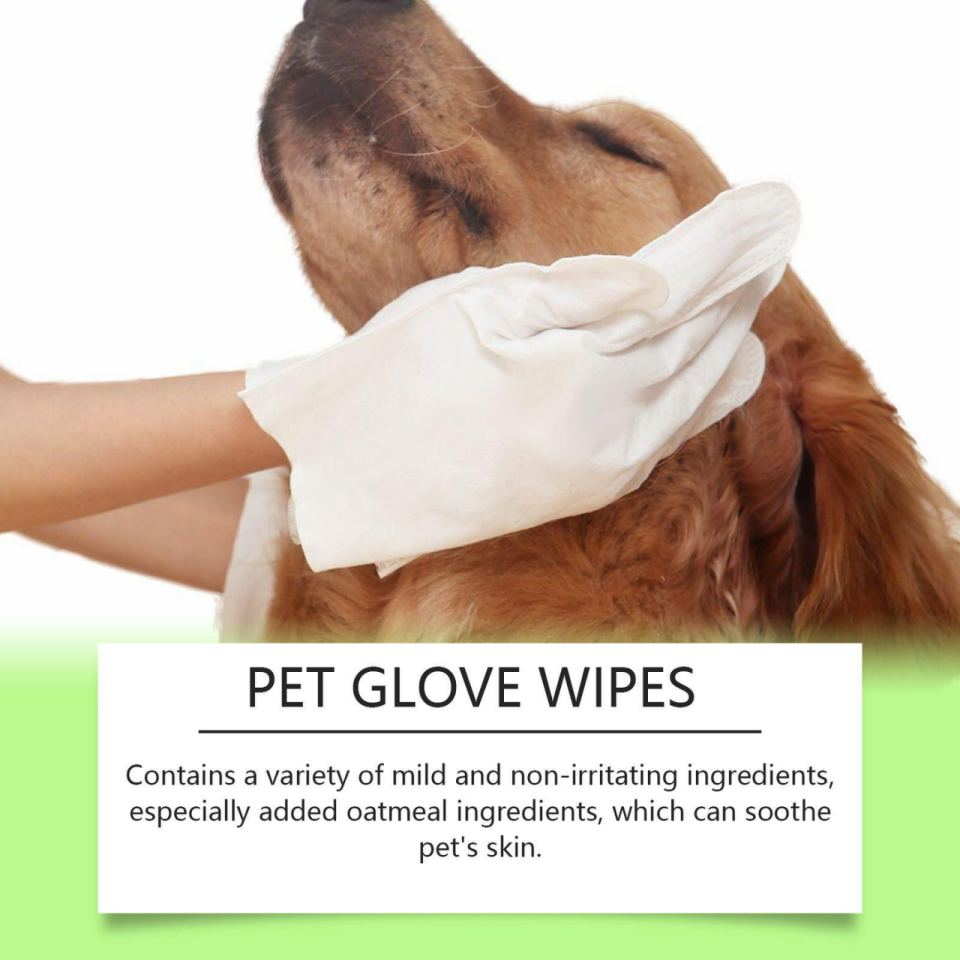 YEGBONG Pet Cleaning Handwashable Gloves – Convenient solution for cleaning stains and odors on cats and dogs without the need for bathing.