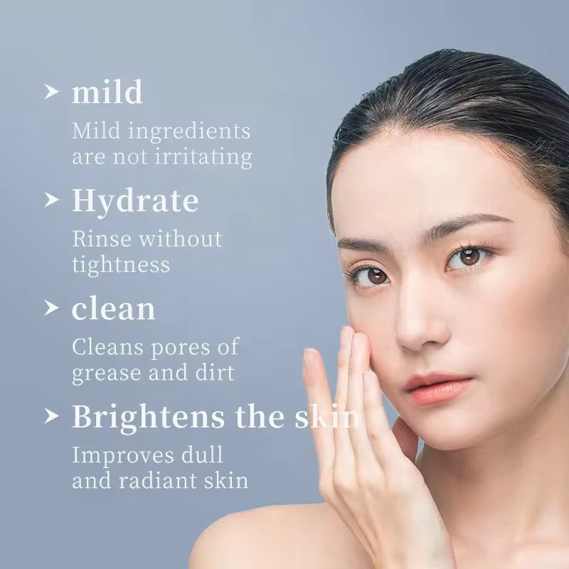 Clearance ETAE Whitening Anti-Freckle Facial Cleanser, Deep Oil Control Gentle Face Wash, Non-Tightening Brightening Cleansing Cream 60g
