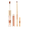 Dual Lip Makeup Kit, Waterproof Lip Liner Pen + Shiny Lip Gloss, Long Lasting Nude Lip Combo Clearance Stock