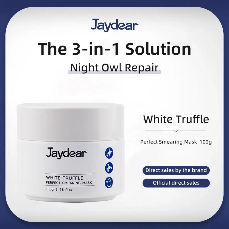 Clearance Jaydear White Truffle Overnight Mask, Repair & Brightening, 100ml Leave-On Sleeping Mask