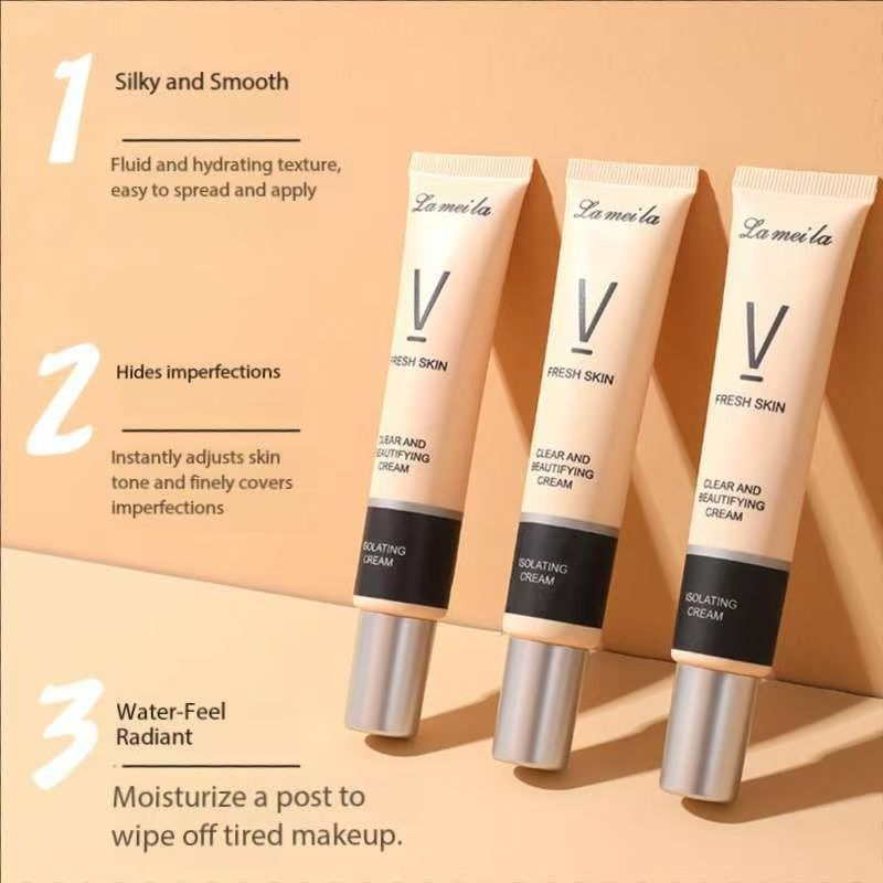 Brightening Isolation Primer, Oil Control Concealing Makeup Base, UV Barrier Face Cream, Random Mixed Colors Clearance Stock