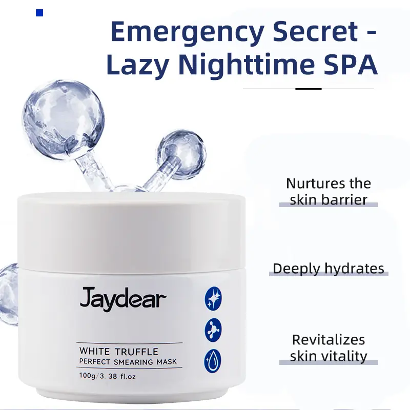 Clearance Jaydear White Truffle Overnight Mask, Repair & Brightening, 100ml Leave-On Sleeping Mask