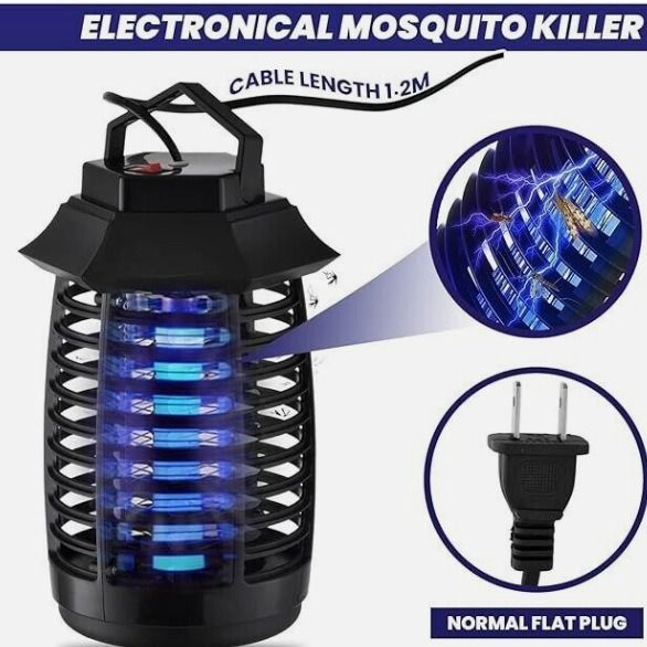 Bulk Liquidation Offer 7296pcs Hanging Insect Trap Light, Waterproof Purple Light Fly & Mosquito Eliminator Surplus Inventory