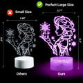 Bulk Discount Liquidation 748pcs RGB Color Shift Princess Night Light, Touch & Remote Control Sleeping Lamp For Girls Room