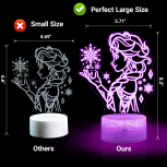 Bulk Discount Liquidation 748pcs RGB Color Shift Princess Night Light, Touch & Remote Control Sleeping Lamp For Girls Room