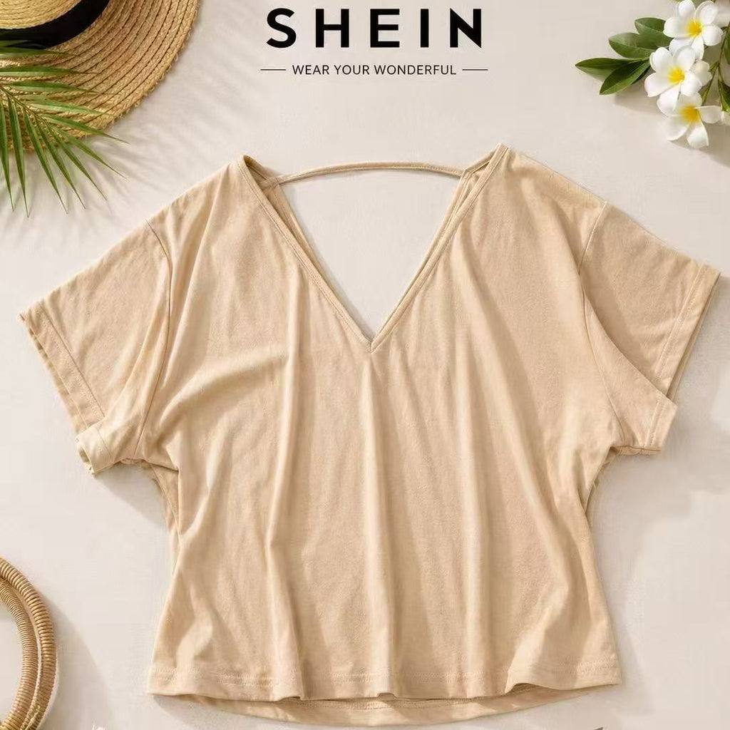 Casual Daily All-match Shein Style Women Clothing, Soft Comfortable Daily Wear Outfit