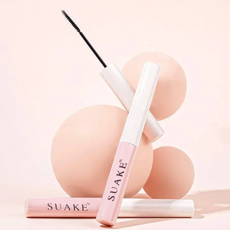 Clearance 3000 Pcs Ultra-Fine Mascara, Curling Thick Lengthening Waterproof Eyelash Mascara, Non-Smudge Brown Natural Curling Fine Brush Mascara