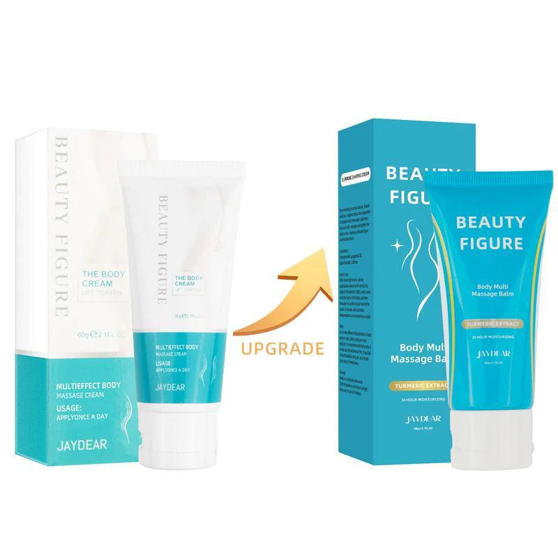 Clearance Beauty Figure Body Massage Balm, Turmeric Extract Firming Body Lotion, Deep Hydrating Skin Tightening Massage Cream