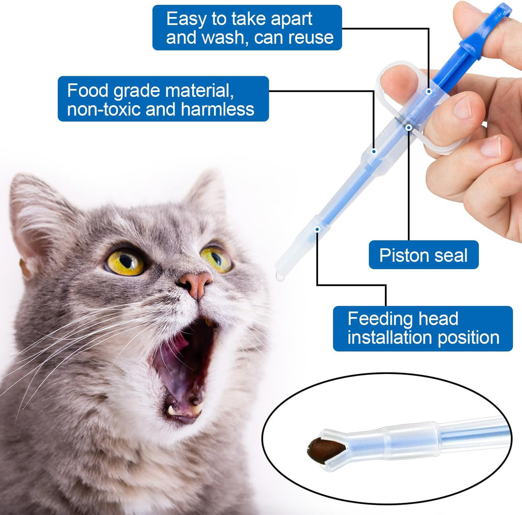 Single Batch Clearance 37 Fixed Style Pet Food Strip Feeder, Portable Anti-Dirty Cat Treat Spoon For Daily Use