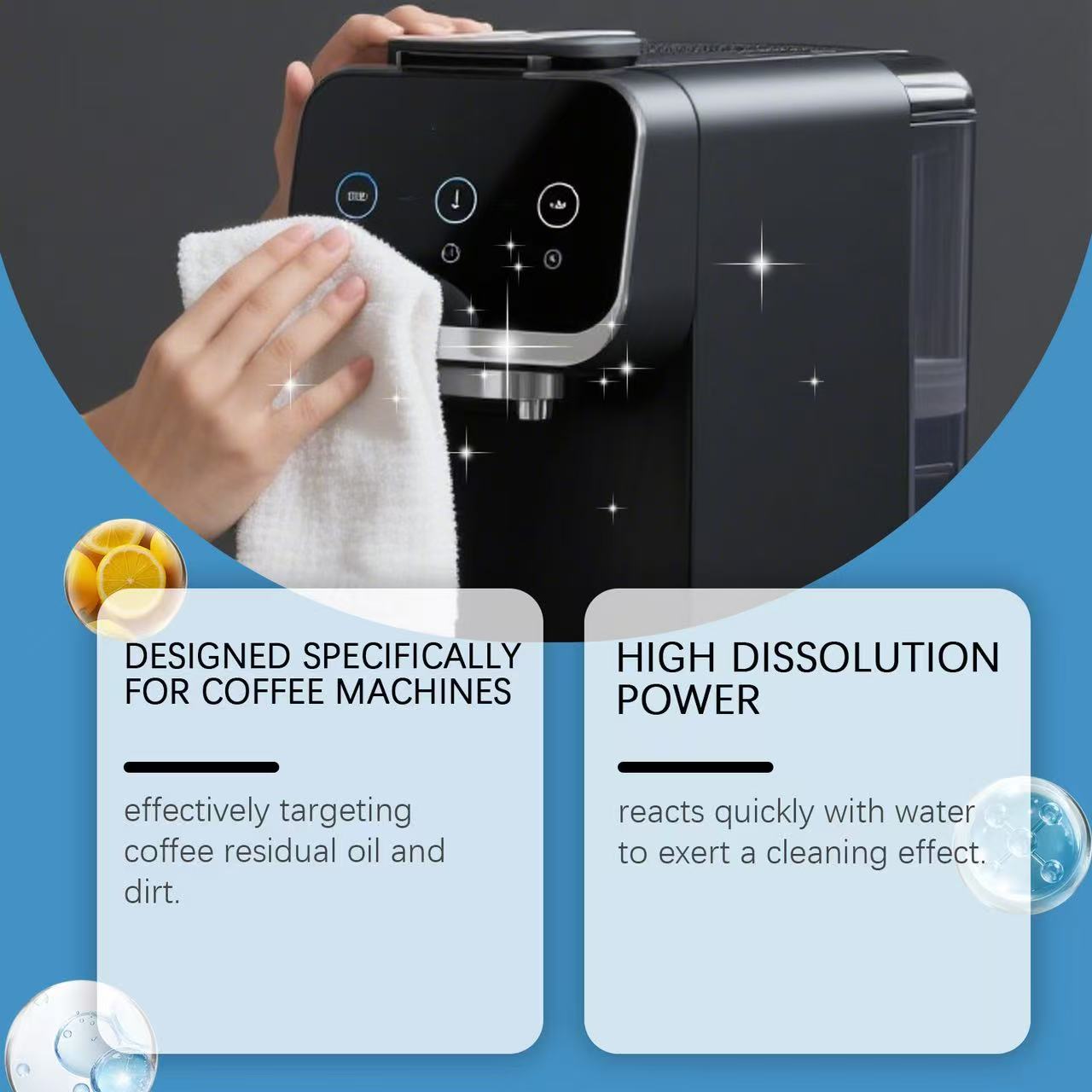 Coffee Machine Cleaner Descaler Tablets , Compatible With Nespresso, Keurig, Ninja, Delonghi, Miele, Coffee Maker Pot Descaling & Cleaning Tabs, Descale Drip Coffe And Espresso Machines