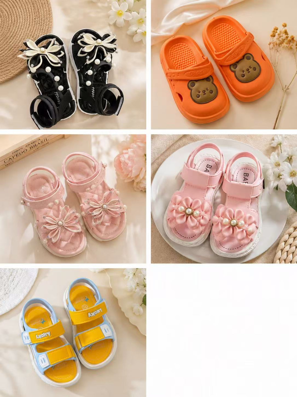 Kids Summer Sandals & Cartoon Clogs Collection | Premium Baby & Toddler Shoes