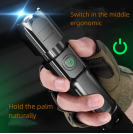 Limited Closeout Lot 40 Rechargeable LED Flashlight, Zoomable High Lumen Tactical Torch For Outdoor Camping Hiking
