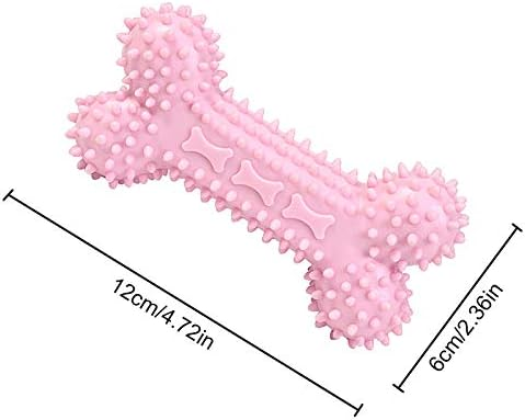 Rubber Bone Dog Toy Funny Dog Teething Toy Dog Chew Toy Puppy Bite Toy Rubber Dog Chew Toy