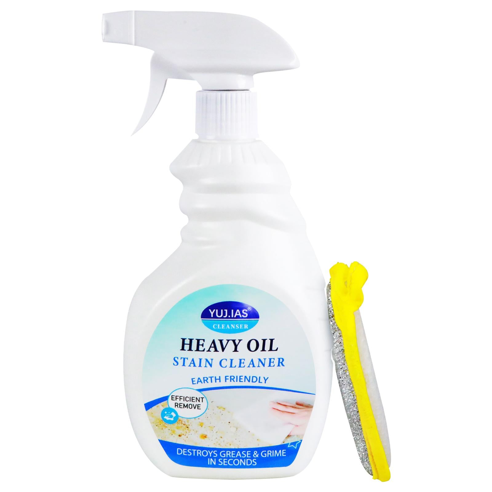 Heavy-duty kitchen degreaser foam cleaner, removes kitchen grease; powerful heavy grease cleaner for kitchens, multi-purpose foam cleaning spray for heavy-duty degreasing