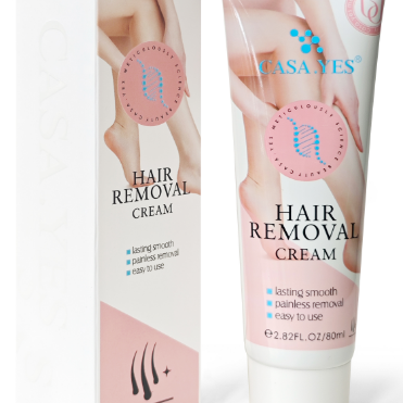 Clearance CASA.YES Painless Hair Removal Cream, Gentle Body Depilatory Cream for Arms Legs Underarms, Long Lasting Smooth Skin 80ml
