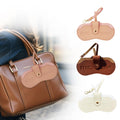 Vintage Embossed Sunglasses Pouch, PU Leather Portable Eyeglass Case with Clip, Travel Glasses Holder Bag Clearance Overstock