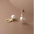 Mixed Lot Pearl Jewelry Assortment, Dainty Layered Pearl Necklaces & Drop Hoop Earring Random Bundle, Elegant Faux Pearl Women Fashion Jewelry Wholesale Clearance