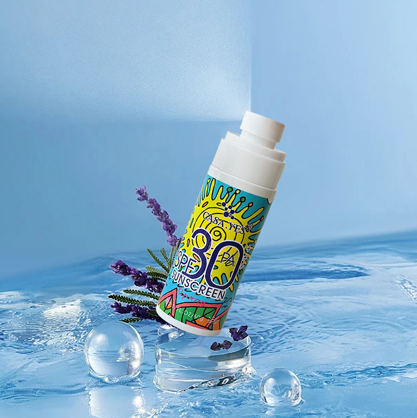 Clearance CASA.YES SPF30 PA++ Sunscreen Spray, Refreshing Hydrating UV Protection Mist, Portable Face & Body Sun Protection Spray 60g
