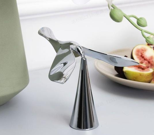 Clearance Balancing Bird Bottle Opener, Stainless Steel Gravity Balance Bird Wine Beer Opener with Metal Cone Stand, Minimalist Table Sculpture Decor Bar Accessory