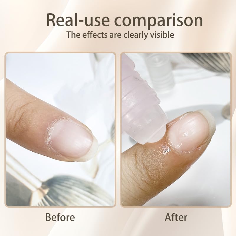 Clearance 5Pcs Mini Cuticle Oil Roller Balls, Mild Moisturizing Nail Care Oil, Soften Cuticles & Repair Cracked Nail Edges, Portable Travel Size