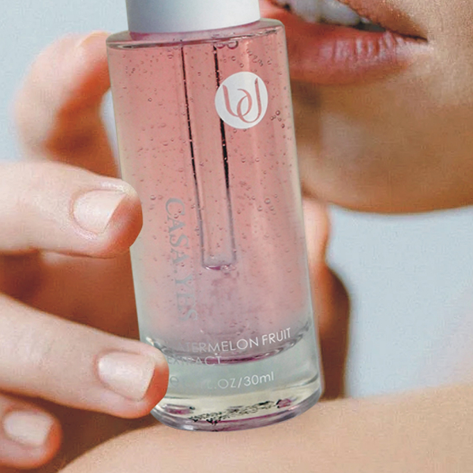 Watermelon Extract Hydrating Face Serum, Refreshing Brightening Facial Essence Oil, Oil Control Moisturizer Clearance Stock