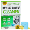Washing Machine Cleaner Tablets - 20 Pack. Formulated for Pet Owners.Washer Machine Cleaner Remove Stubborn Pet Hair, Residue, Grime and Odors,Compatible with HE, Top & Front Load Washer