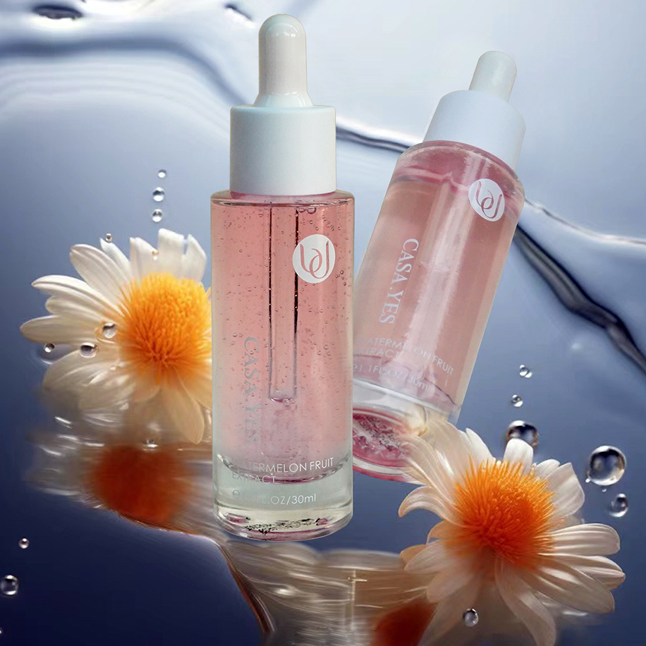 Watermelon Extract Hydrating Face Serum, Refreshing Brightening Facial Essence Oil, Oil Control Moisturizer Clearance Stock
