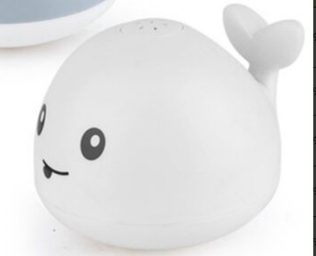 Whale Automatic Spray Bath Toy for Toddlers Clearance, RGB Color Changing Light Up Baby Shower Water Sprinkler Toy, Waterproof Kids Bathtub Light Show Play Toy