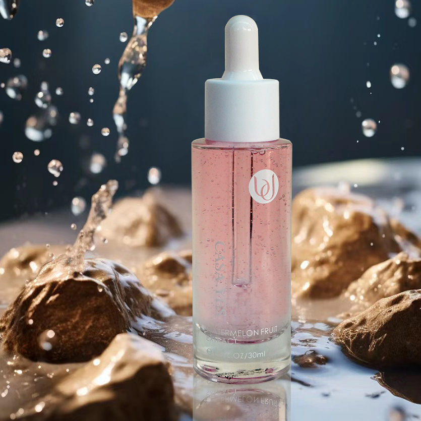 Watermelon Extract Hydrating Face Serum, Refreshing Brightening Facial Essence Oil, Oil Control Moisturizer Clearance Stock