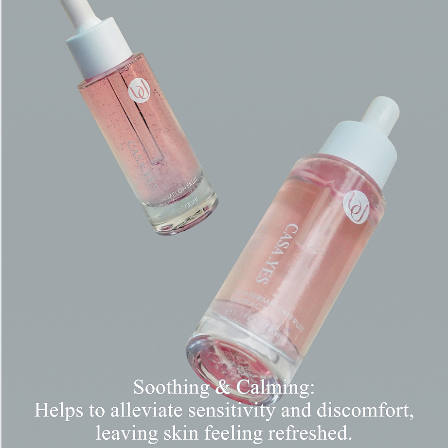 Watermelon Extract Hydrating Face Serum, Refreshing Brightening Facial Essence Oil, Oil Control Moisturizer Clearance Stock