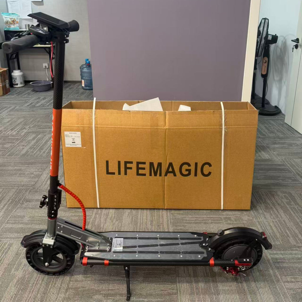 Wholesale Clearance LIFEMAGIC H1 Carbon Fiber Electric Scooter, 36V12.8AH Battery Foldable Commuter E-Scooter, UL Certified US Warehouse In Stock Bulk Supply
