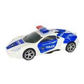 Bump & Go Police Car Toy Clearance, Electric Automatic Open Door Sports Car with LED Lights & Siren Music, Toddler Kids Vehicle Toy