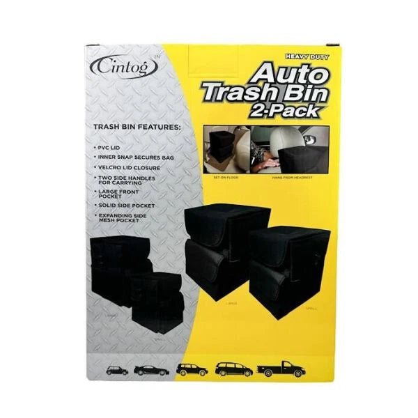 Multi-purpose Car Trash Organizer Durable Hanging Waste Bag For Vehicle Travel Daily Use